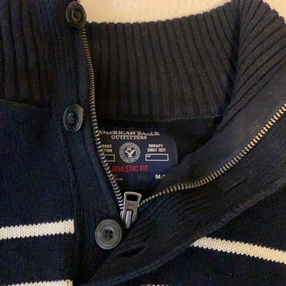 American Eagle Turtleneck Polo Sweater, M - Picture 7 of 8